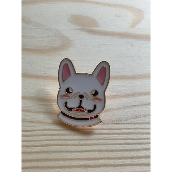 French Bulldog Enamel Pin Badge - Picture 1 of 3